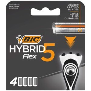 BiC Hybrid Flex5 4 refill blades