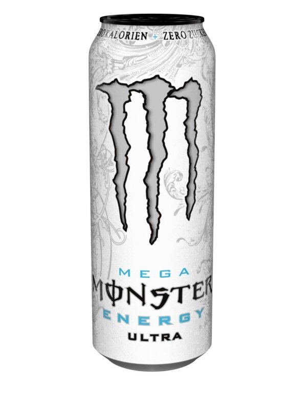 Monster Energy Ultra White Zero Sugar 12x500ml Can CCEP